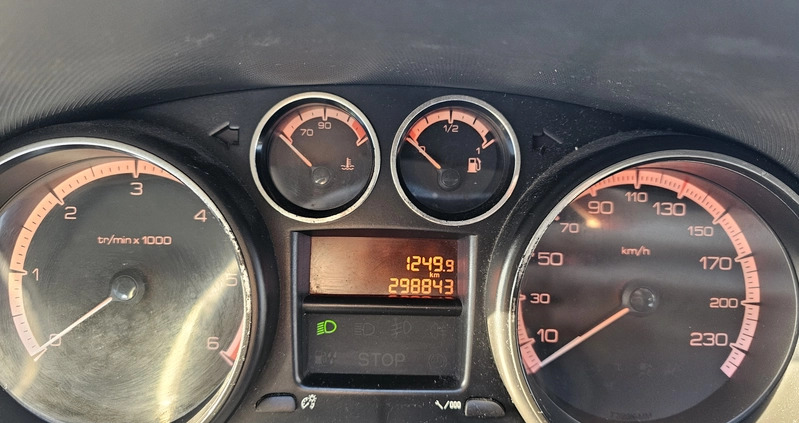 Peugeot 308 cena 9200 przebieg: 298000, rok produkcji 2008 z Sieraków małe 37